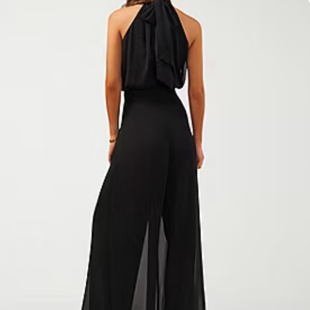 Women’s Black Halt Jumpsuit.